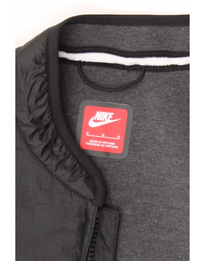 Gilet căptușit pentru bărbați Nike UK 38 Medium Black Nylon