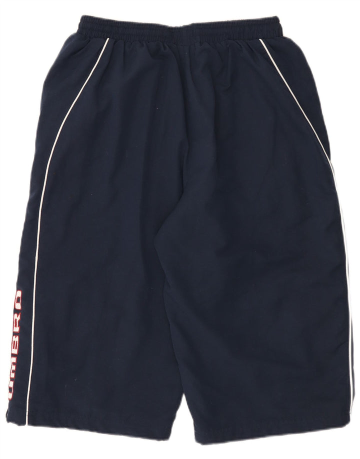 Pantaloni scurți sport grafic Umbro pentru bărbați, mari, bleumarin, poliester