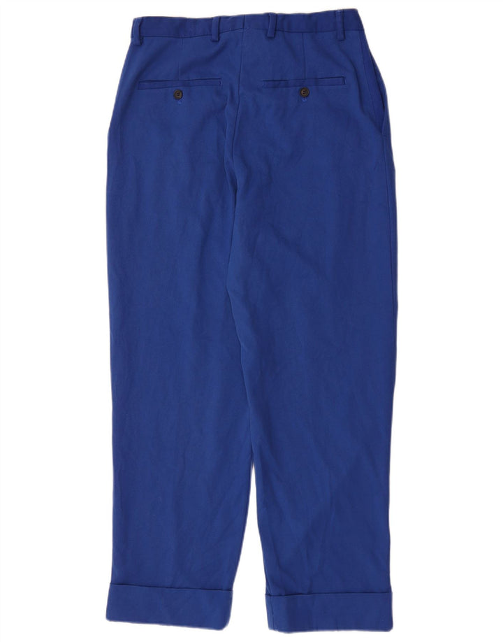Pantaloni de costum pentru bărbați Zara EU 38 Mici L30 L29 Poliester albastru