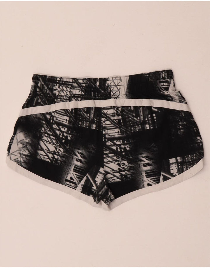 Pantaloni scurti sport Gap pentru femei UK 14 Medium Black Geometric Poliester