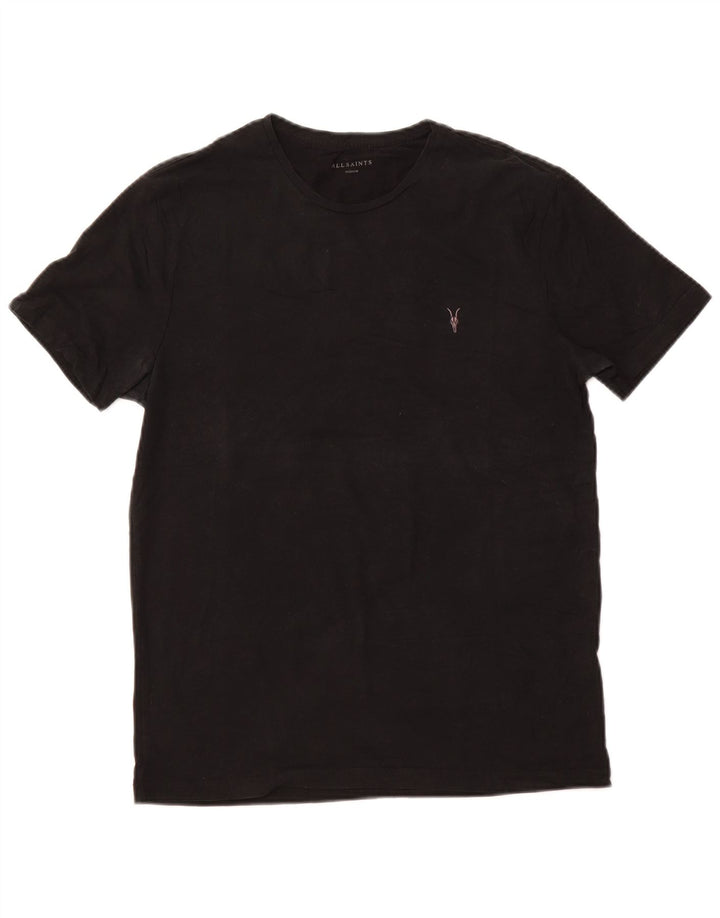 ALL SAINTS Tricou Bărbați Top Mediu Negru Bumbac