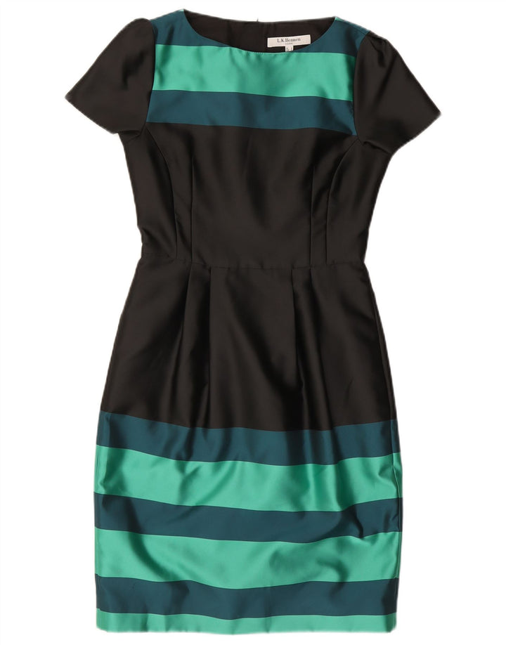 L.K. Rochie Bennett pentru femei UK 8, negru, poliester color bloc