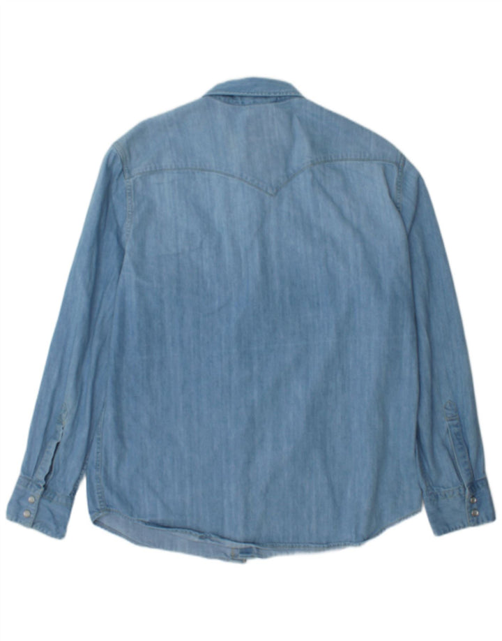 Cămașă Levi's pentru bărbați, cu ajustare standard, din denim, mare, albastru, bumbac