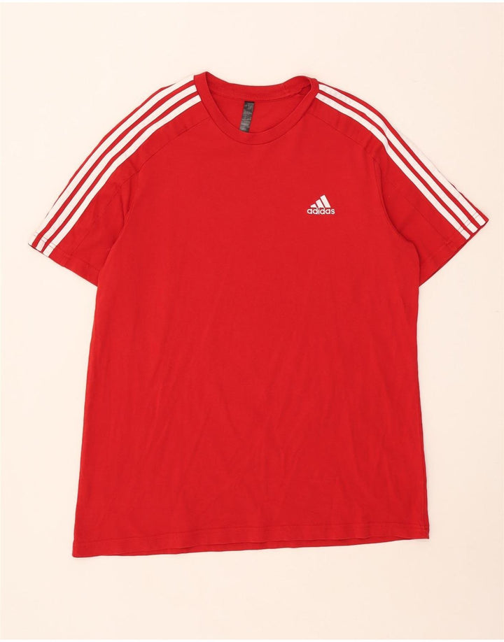 Tricou bărbați ADIDAS Top mare bumbac roșu
