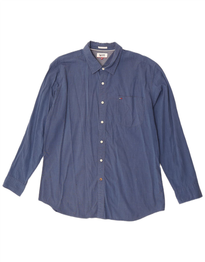 Cămașă Tommy Hilfiger pentru bărbați 2XL Albastru