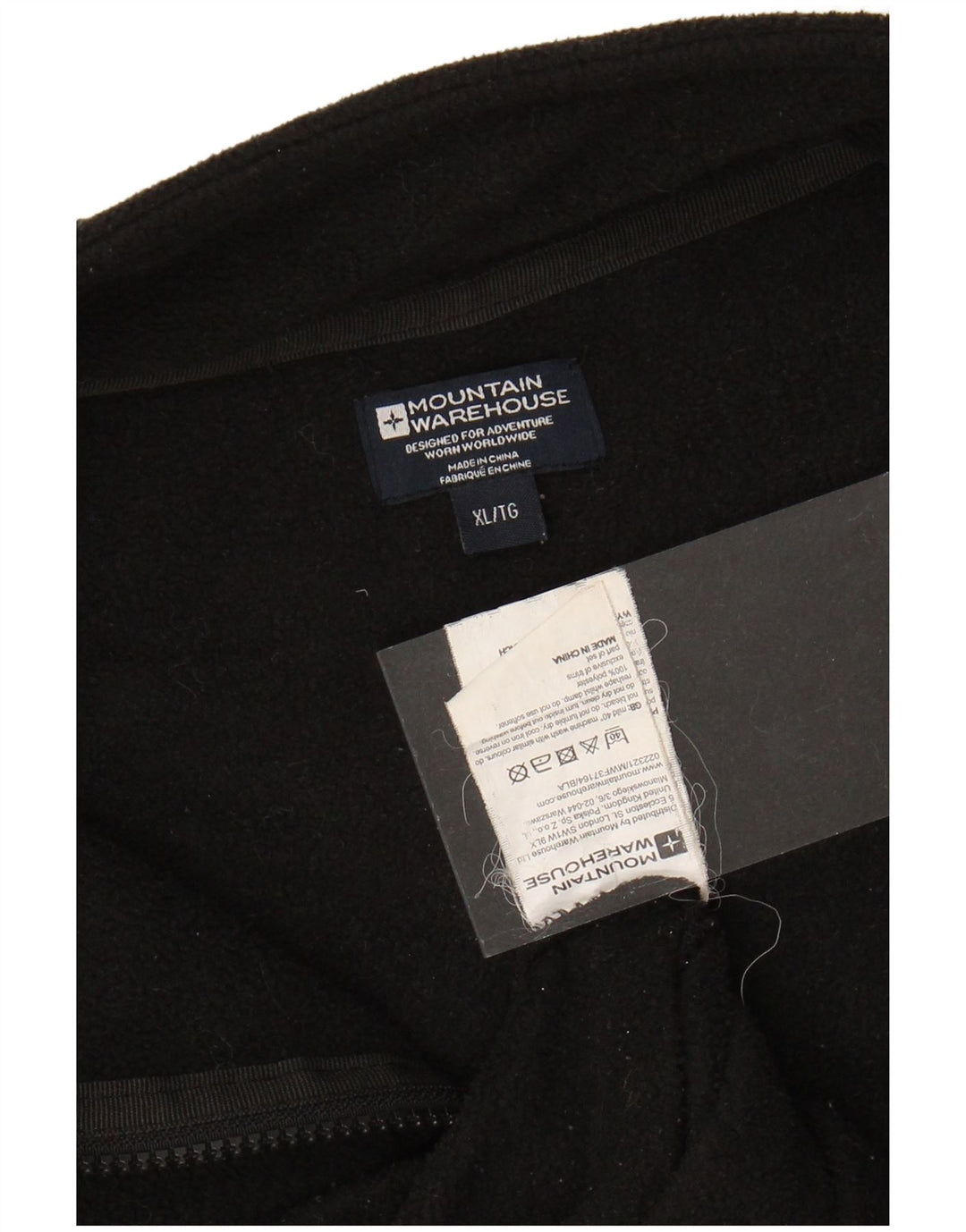 MOUNTAIN WAREHOUSE Jachetă fleece pentru bărbați UK 42 XL Poliester negru