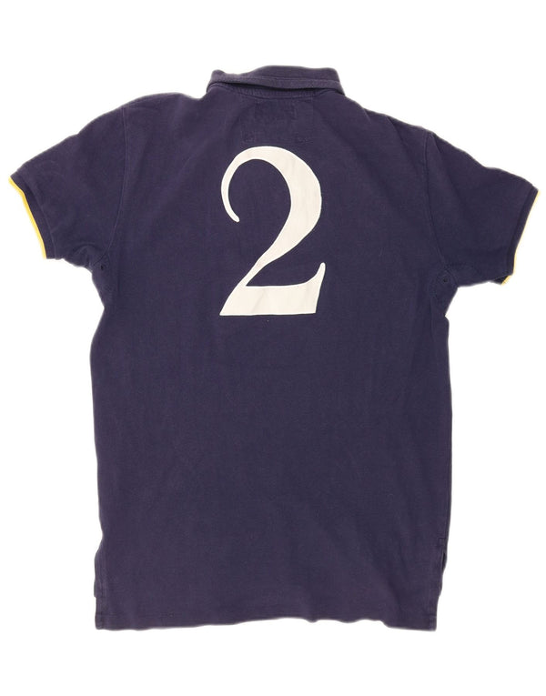 Polo Ralph Lauren pentru bărbați, cu grafic personalizat, albastru bleumarin