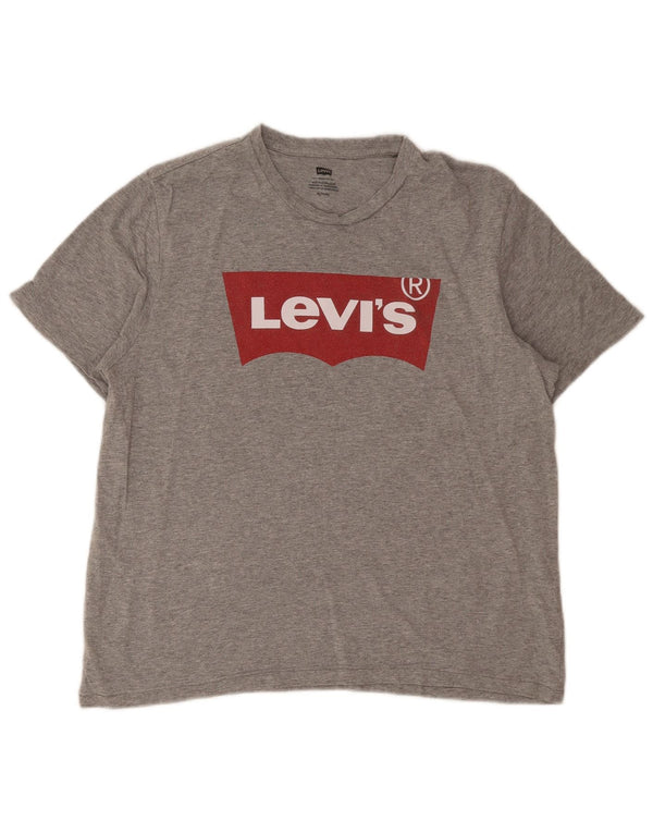 Tricou cu grafic pentru femei Levi's Top UK 18 XL Gri pete