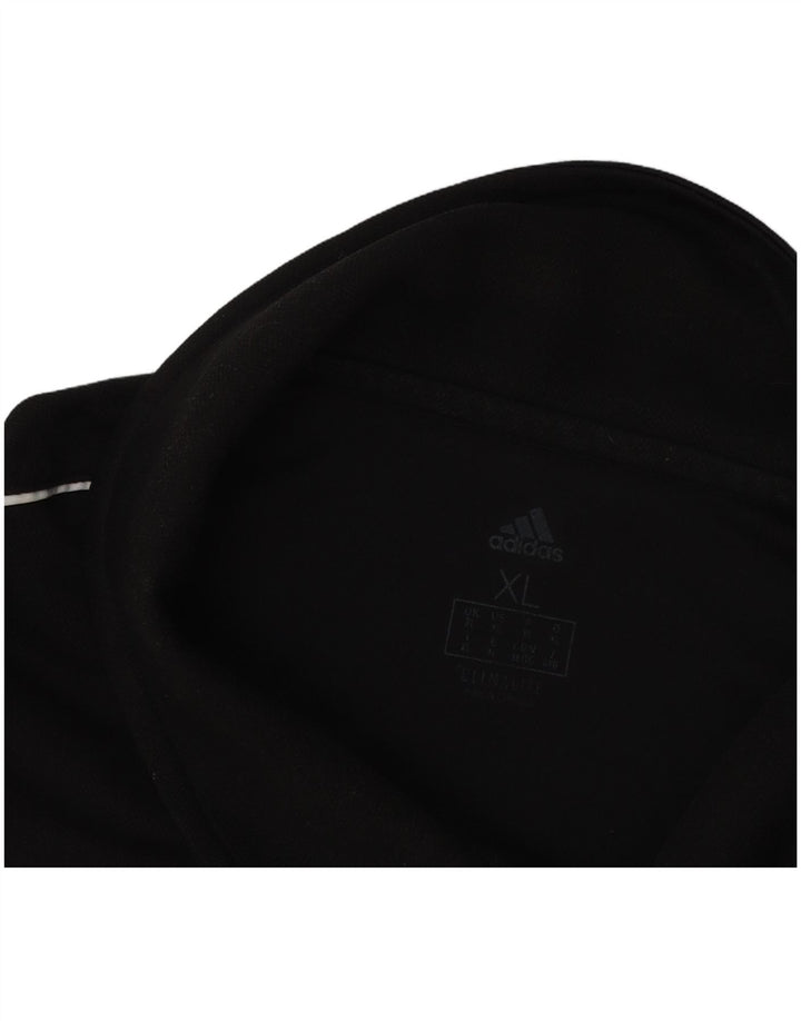 Tricou polo ADIDAS Climalite pentru bărbați XL negru