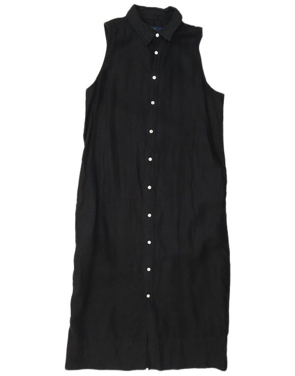 Rochie cămașă fără mâneci Polo Ralph Lauren pentru femei US 6 Medium Black In