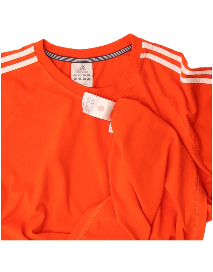Tricou pentru bărbați Adidas Top XL bumbac portocaliu