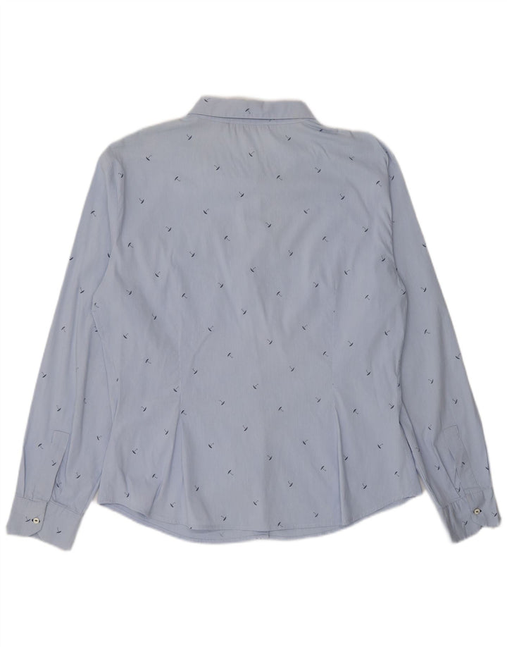 Cămașă pentru femei Zara cu model abstract UK 18 XL Albastru