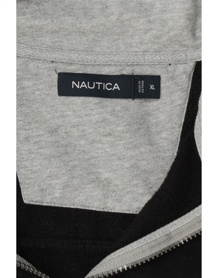 Hanorac pentru bărbați Nautica, cu fermoar, XL, negru