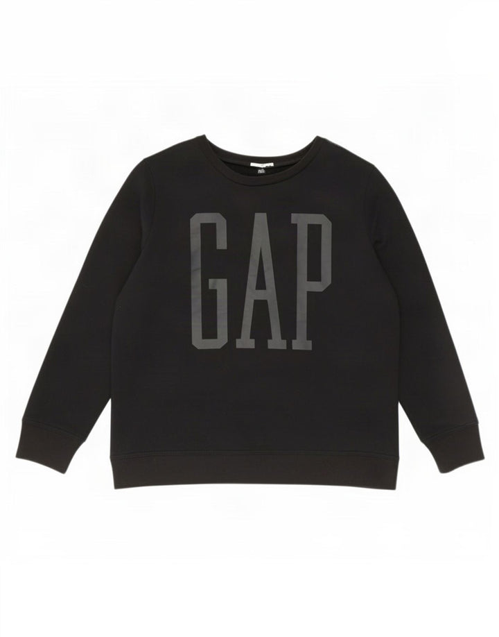 Pulover cu grafic pentru femei Gap UK 14 Bumbac mediu negru