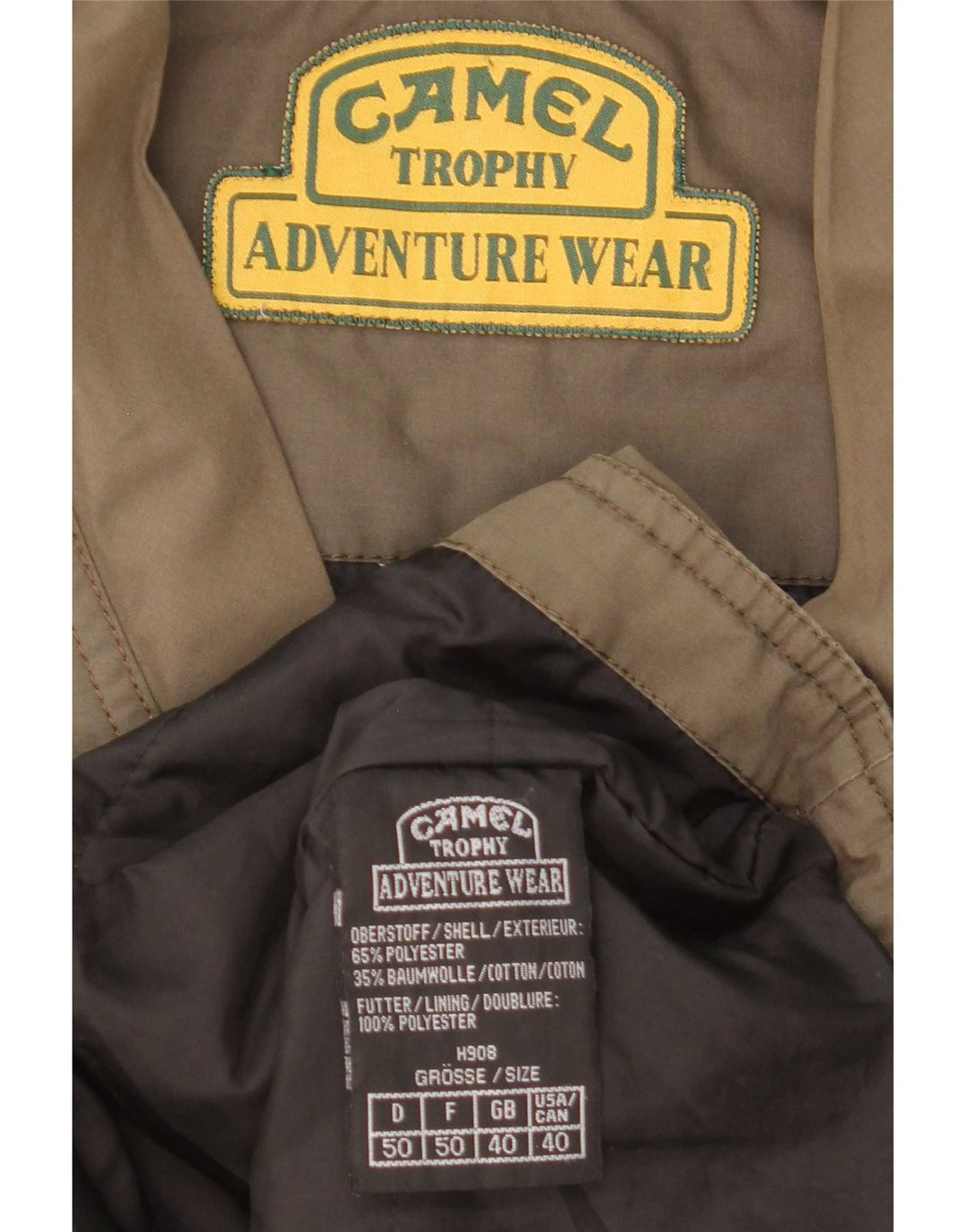 Camel Active Mens Utility Gilet UK 40 Large Kaki Poliester