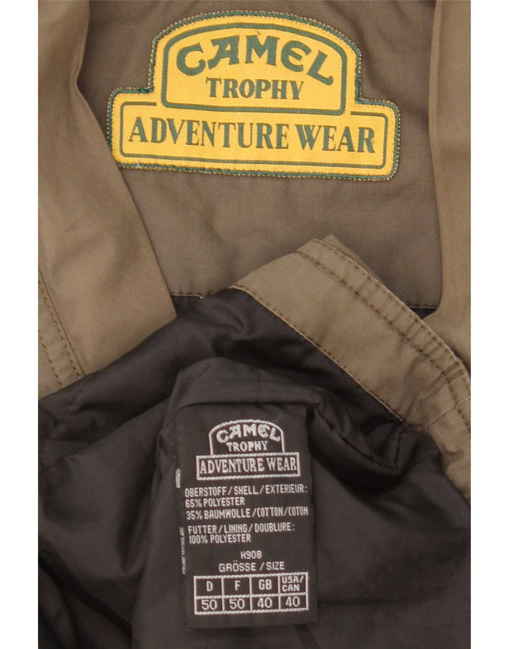 Camel Active Mens Utility Gilet UK 40 Large Kaki Poliester