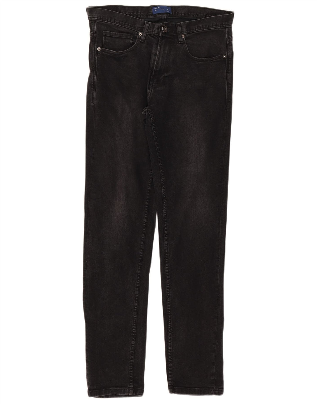 Blugi slim pentru bărbați Zara EU 38 Mici L30 L31 Bumbac negru