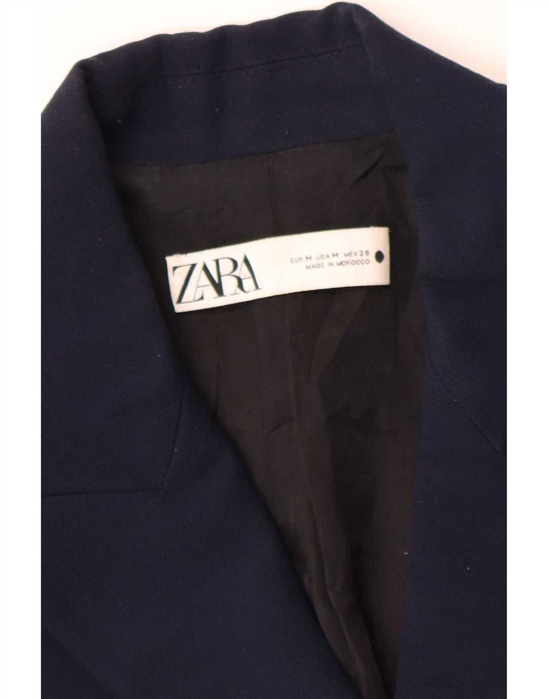 Jachetă Blazer pentru femei Zara Marea Britanie 14 Medium Bleumarin
