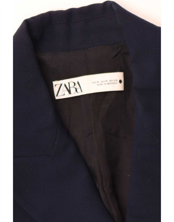 Jachetă Blazer pentru femei Zara Marea Britanie 14 Medium Bleumarin