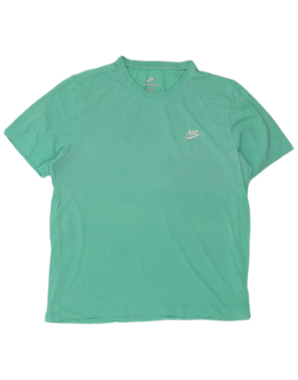 Tricou pentru bărbați Nike Top XL din bumbac turcoaz
