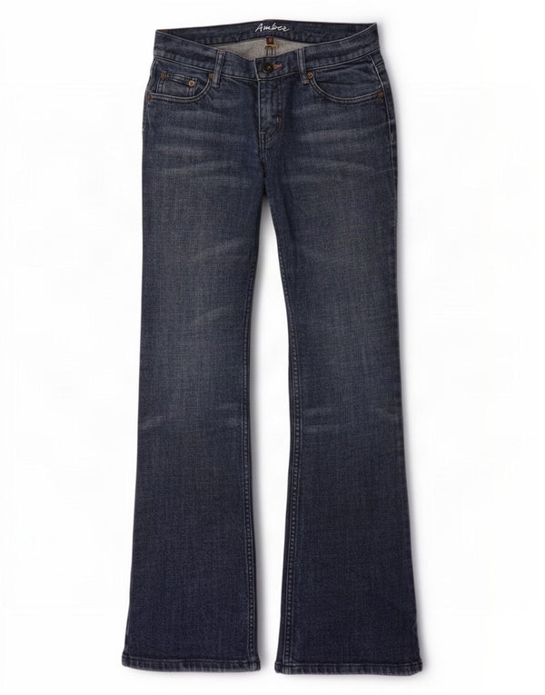 Blugi Oasis pentru femei Amber Flared UK 8 Small W28 L30 Blue Bumbac