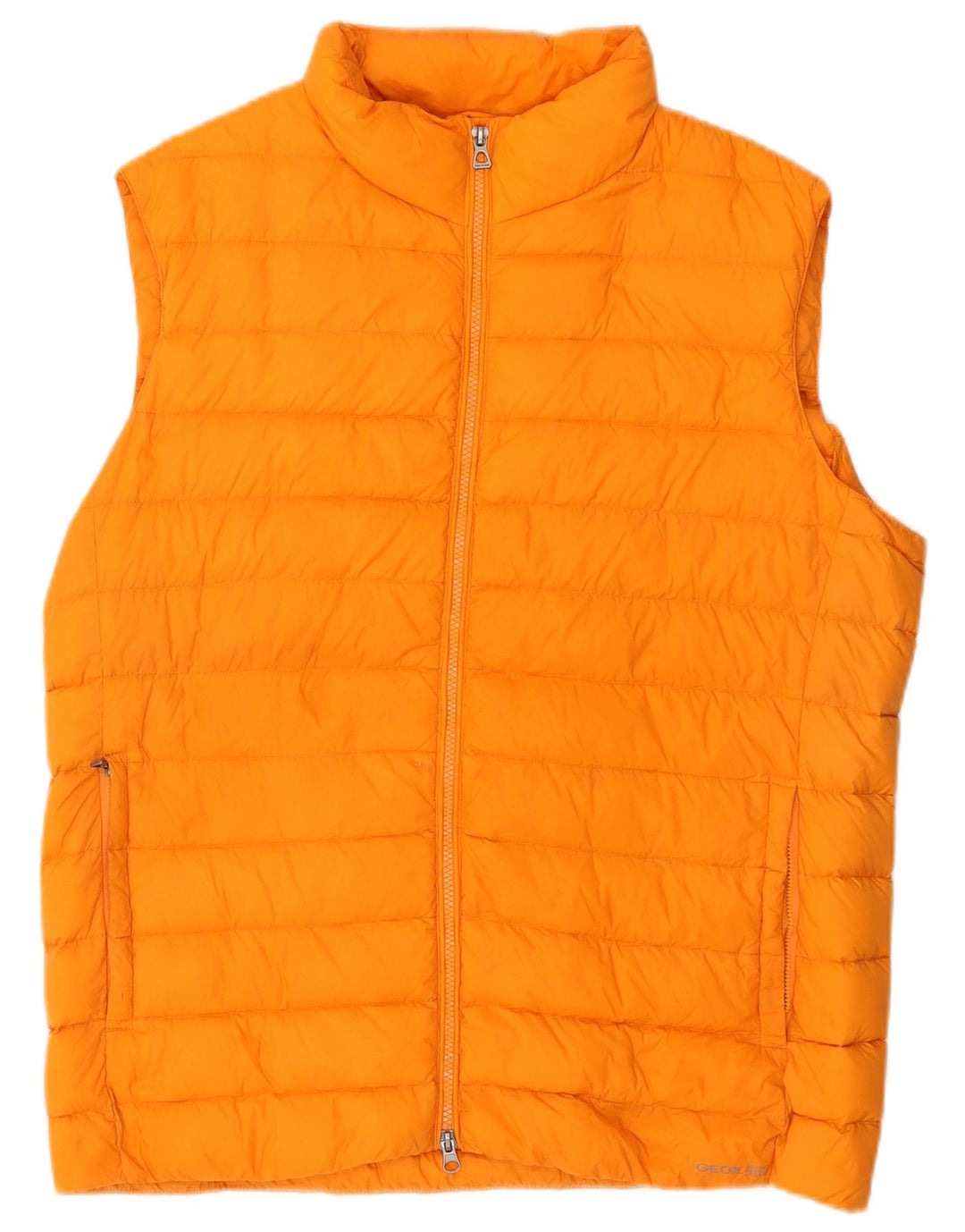Gilet căptușit pentru femei Geox UK 18 XL Orange Poliamidă