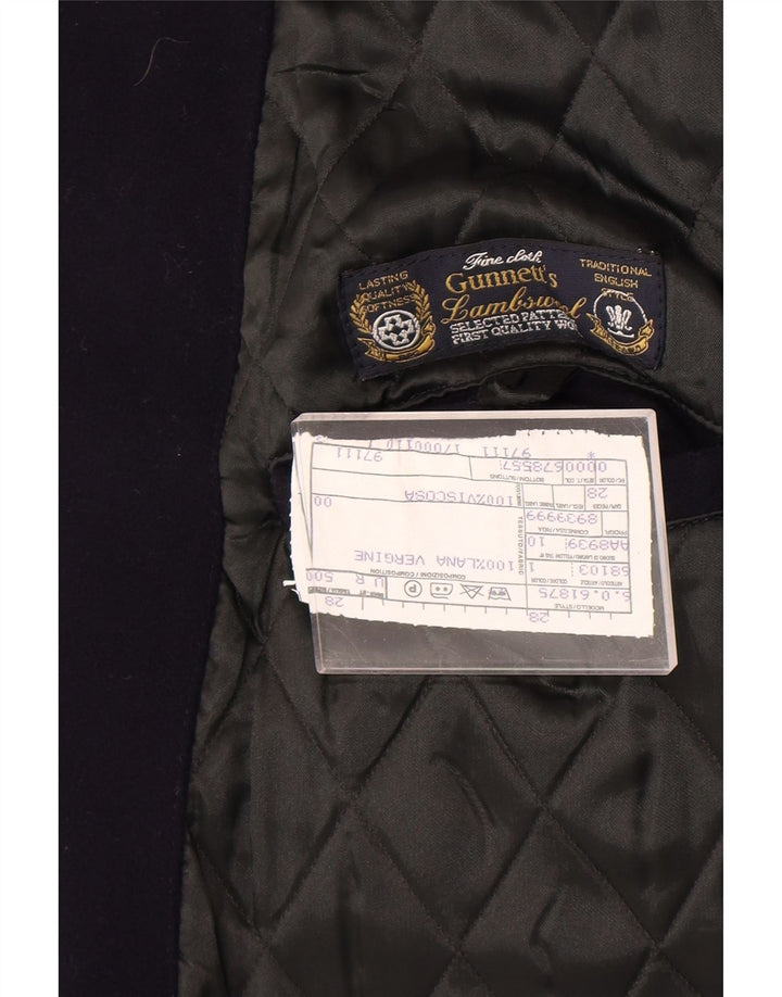 Palton pentru bărbați Caesar UK 42 XL Lână virgină bleumarin