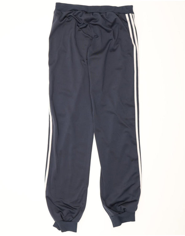Adidas Mens Tracksuit Trousers Joggers UK 38/40 Medium  Navy Blue Polyester