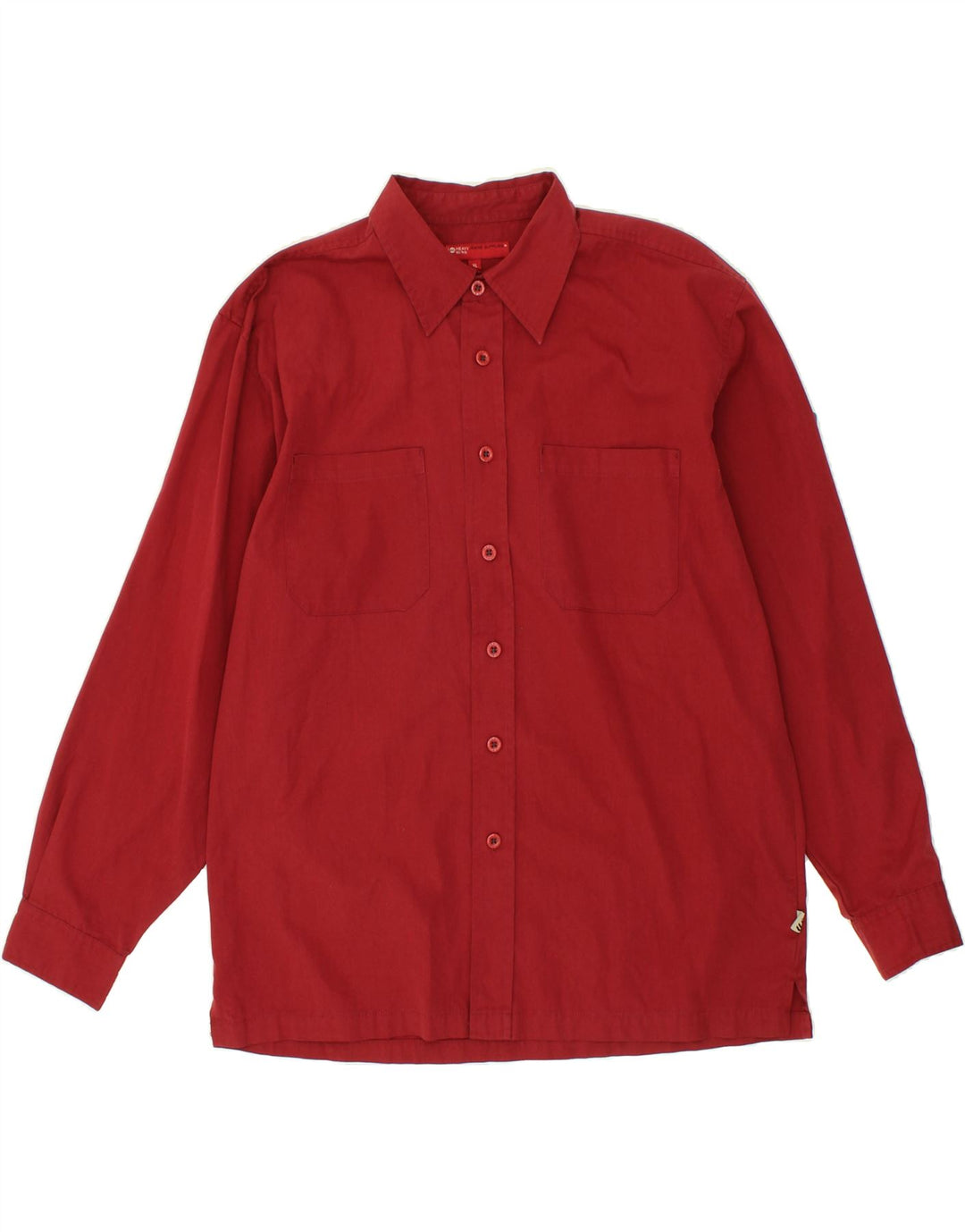 Cămașă Bărbați VINTAGE XL Bumbac Roșu