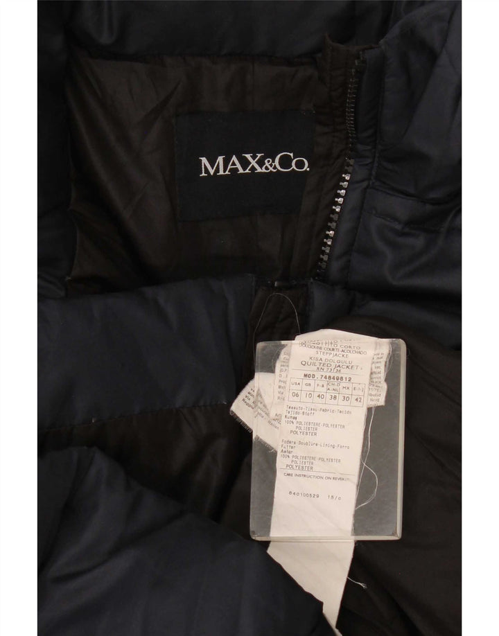 Max & Co. Jachetă căptușită pentru femei UK 10 Small Bleumarin Poliester