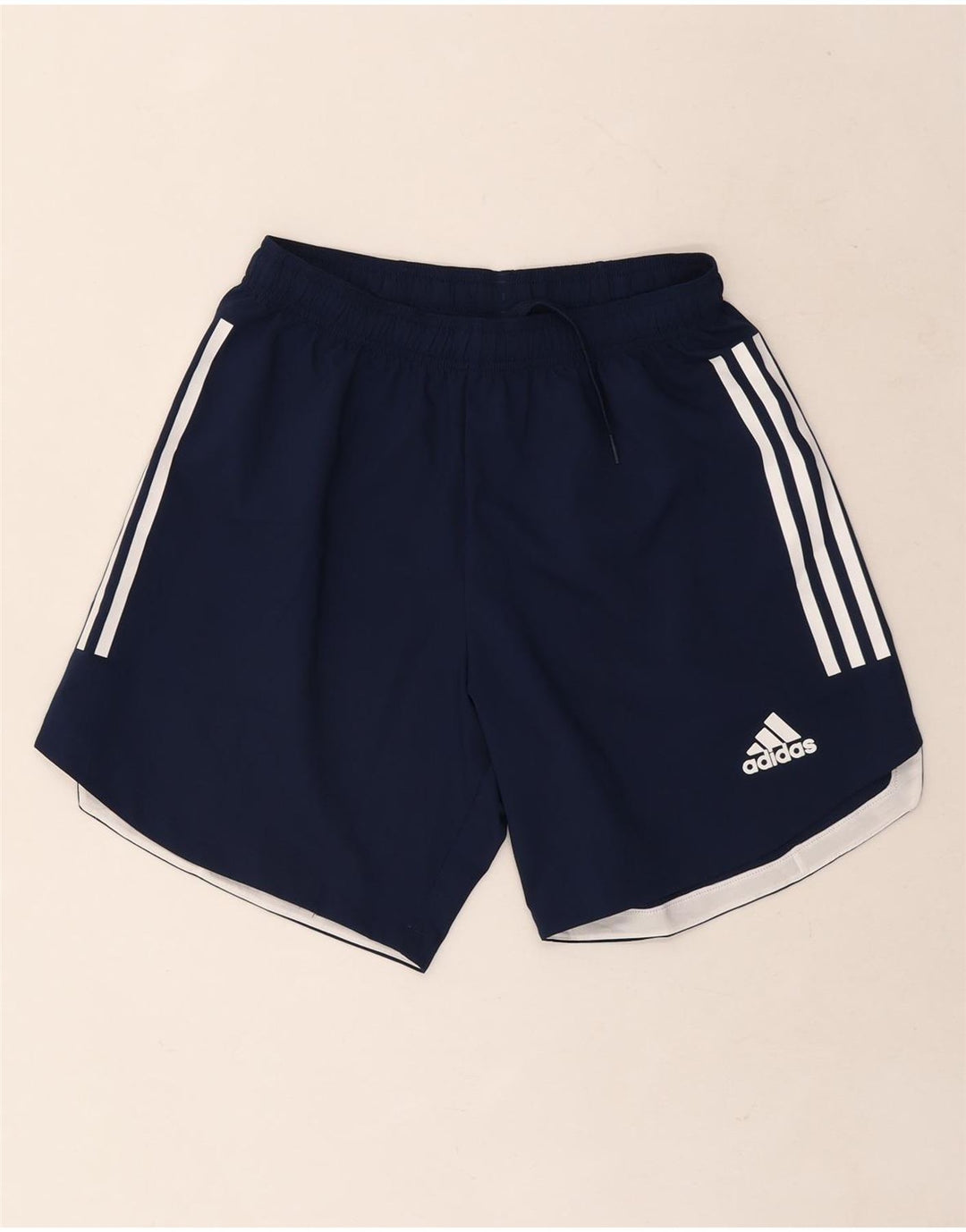 Pantaloni scurți de sport Adidas Aeroready pentru bărbați, poliester mediu albastru