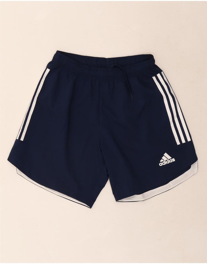 Pantaloni scurți de sport Adidas Aeroready pentru bărbați, poliester mediu albastru