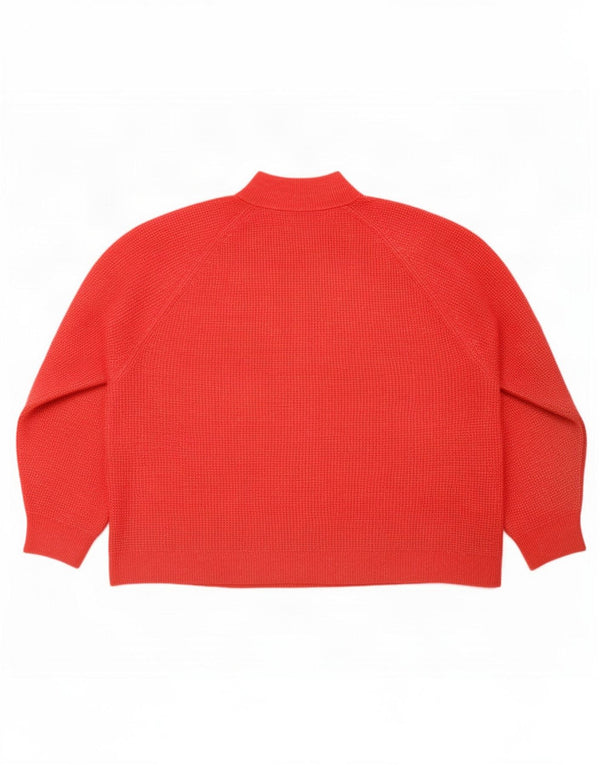 Pulover cu gât țestoasă supradimensionat pentru femei Gap, UK 18 XL, roșu pete