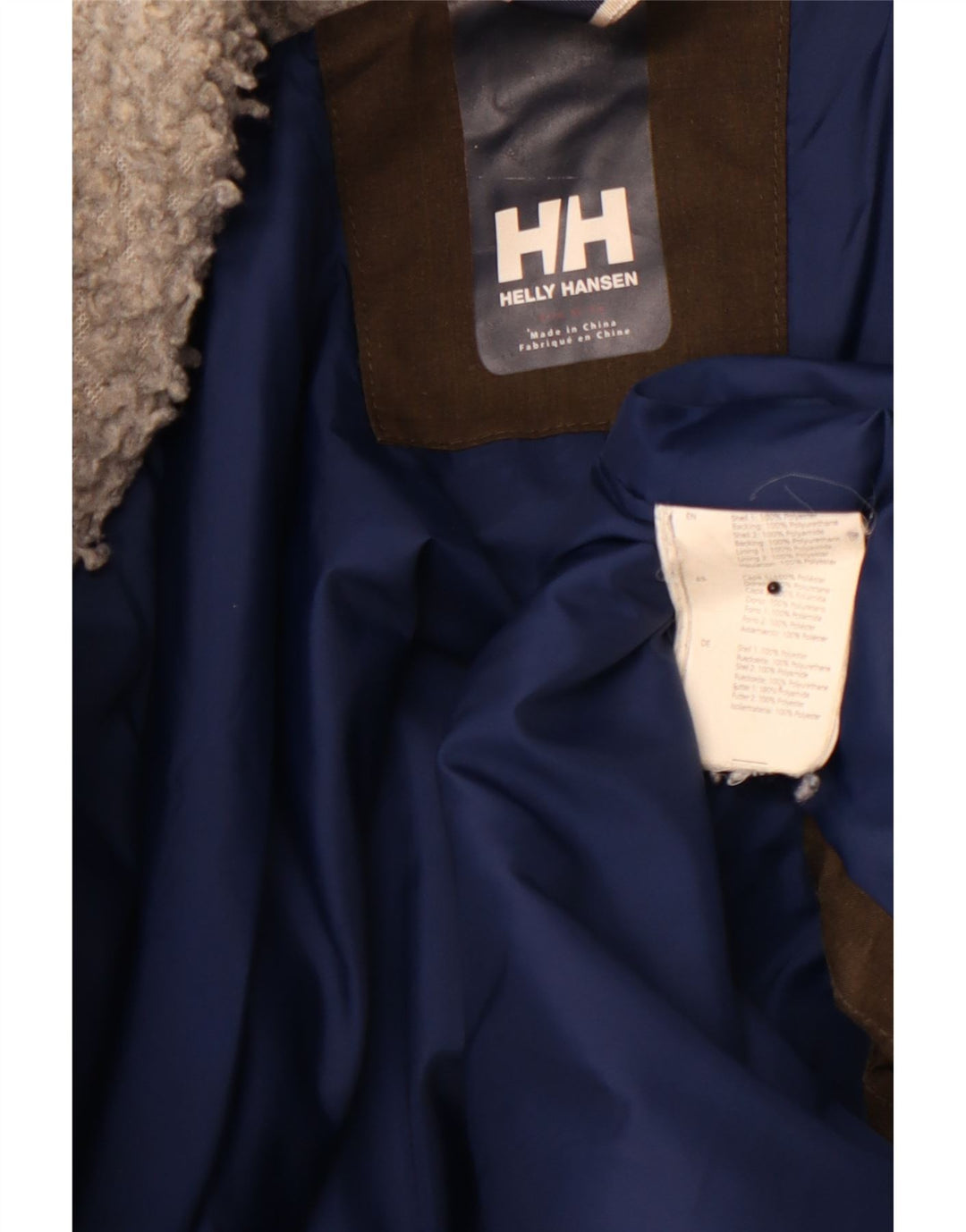 HELLY HANSEN Jachetă cu glugă pentru bărbați UK 42 XL Poliester maro