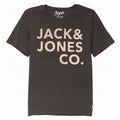 Tricou grafic Jack & Jones pentru bărbați Top mare din bumbac gri