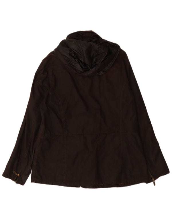 Jachetă pentru femei Barbour din bumbac cerat cu glugă UK 14 Maro mare