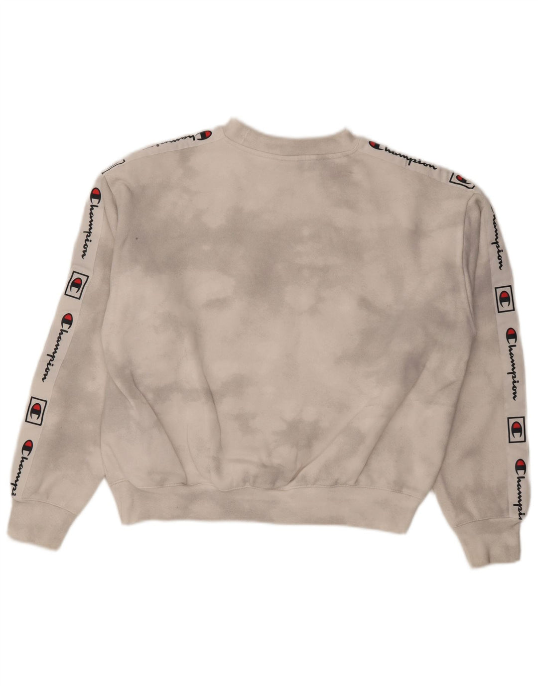 Pulover oversized crop pentru femei CHAMPION UK 16, mare, alb