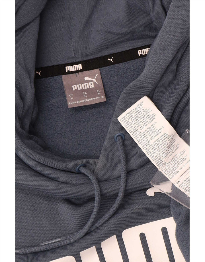 Pulover pentru bărbați Puma Graphic Hoodie, bumbac albastru mediu