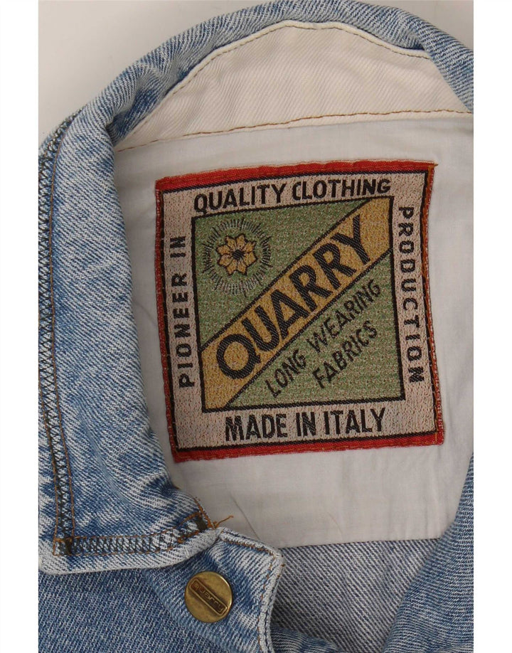 Jachetă de blugi pentru bărbați Quarry UK 40 Large Blue