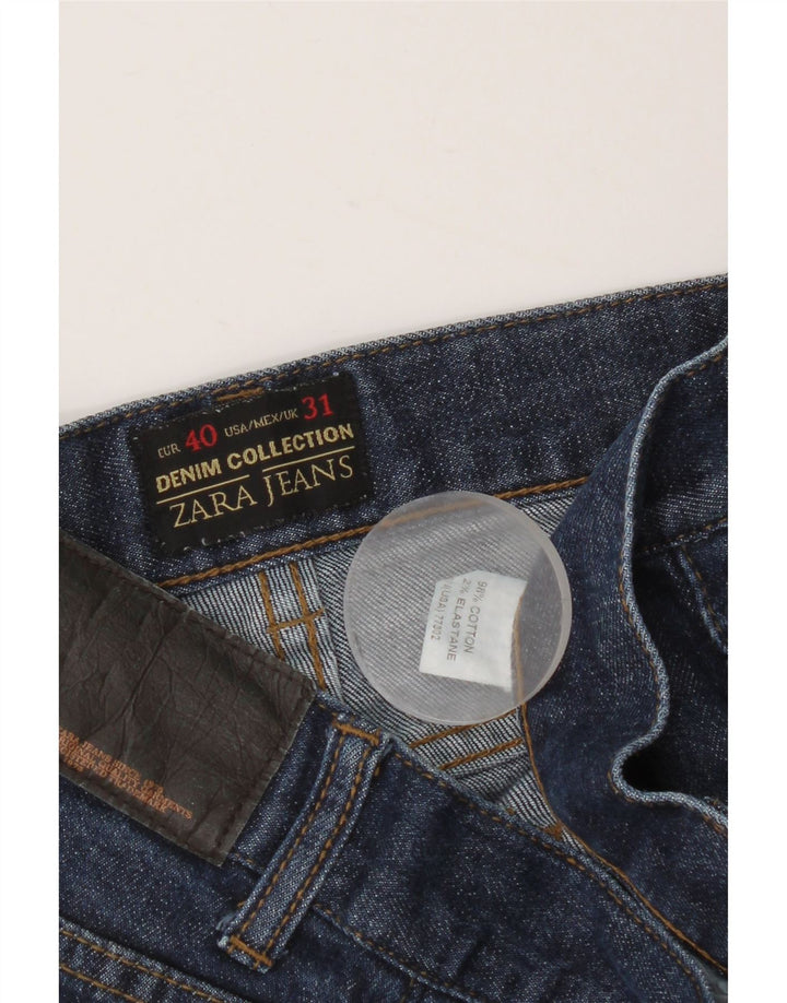 Blugi ZARA Bărbați Slim EU 40 Medium W31 L26 Bumbac Albastru