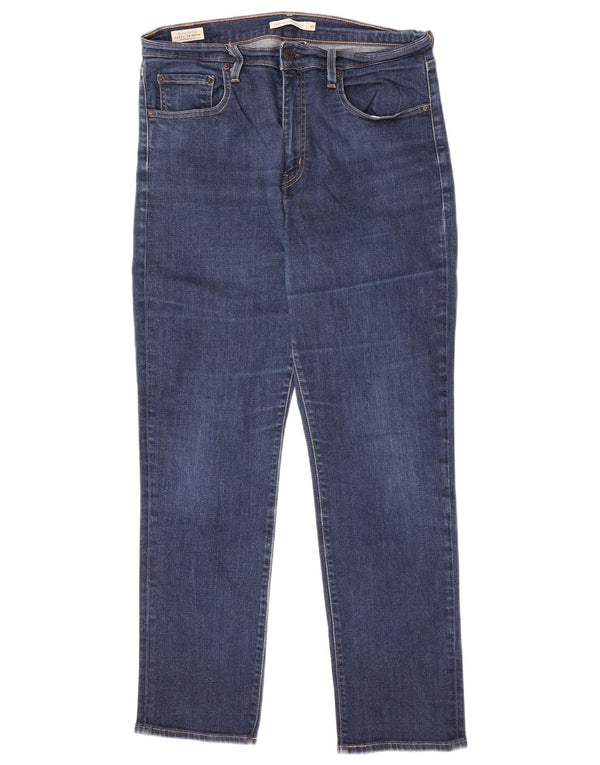 Blugi drepti cu talie mare Levi's 724 pentru femei L32 L30 bumbac albastru