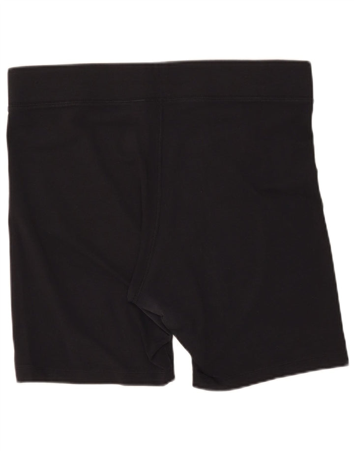 Pantaloni scurti sport NIKE pentru femei UK 18 XL, bumbac negru