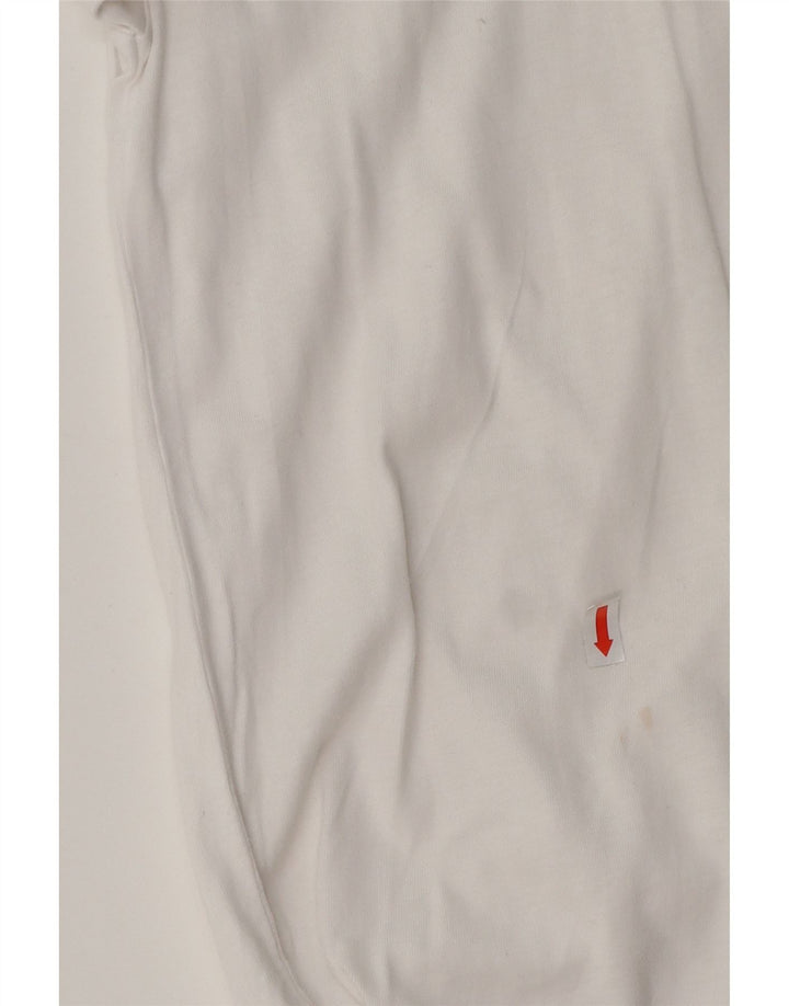 TED BAKER Tricou grafic pentru baieti Top 10-11 ani bumbac alb