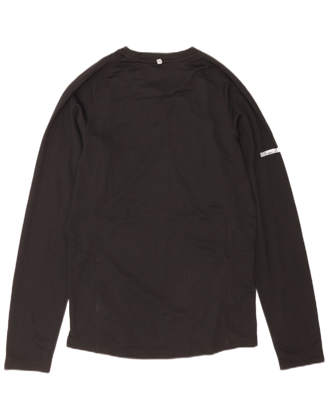 Nike Dri Fit Top cu mânecă lungă pentru bărbați, poliester negru mic