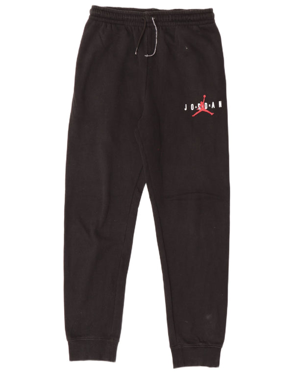 Jordan Băieți Pantaloni De Trening Grafic Joggeri 13-14 Ani XL Bumbac Negru
