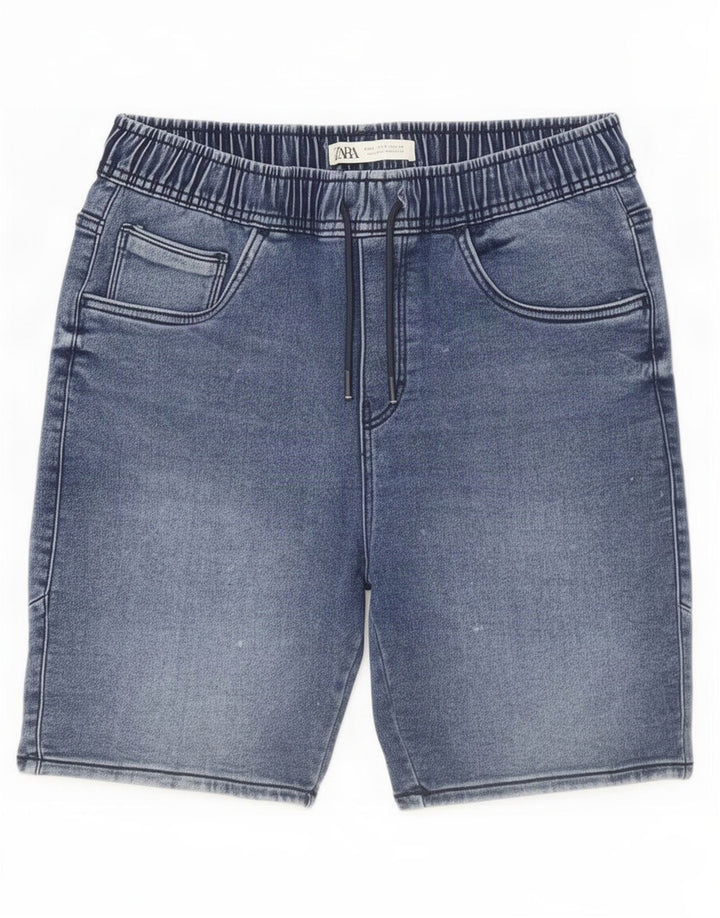 Pantaloni scurți din denim pentru bărbați Zara Mici W30 Albastru