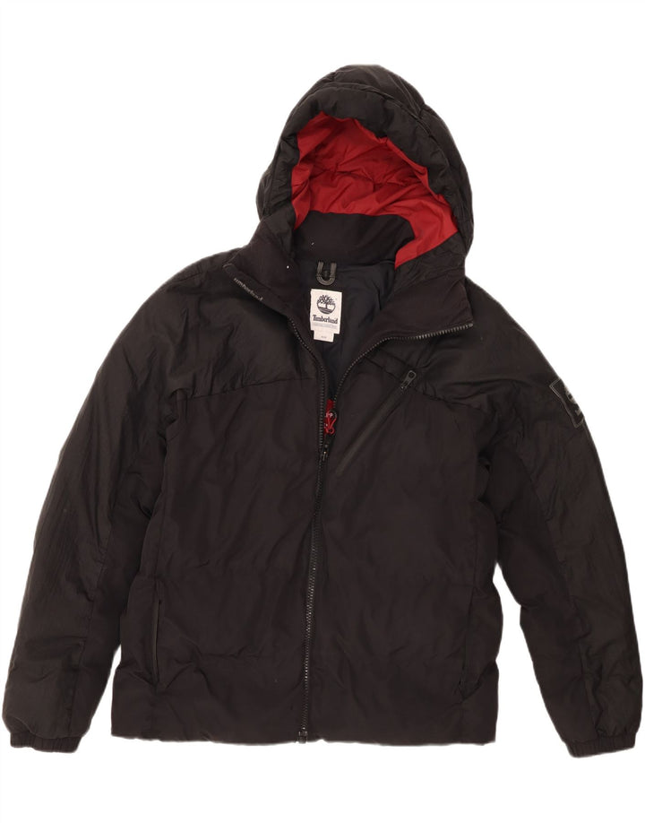 Jachetă căptușită cu glugă pentru bărbați Timberland UK 38 Medium Black Nylon