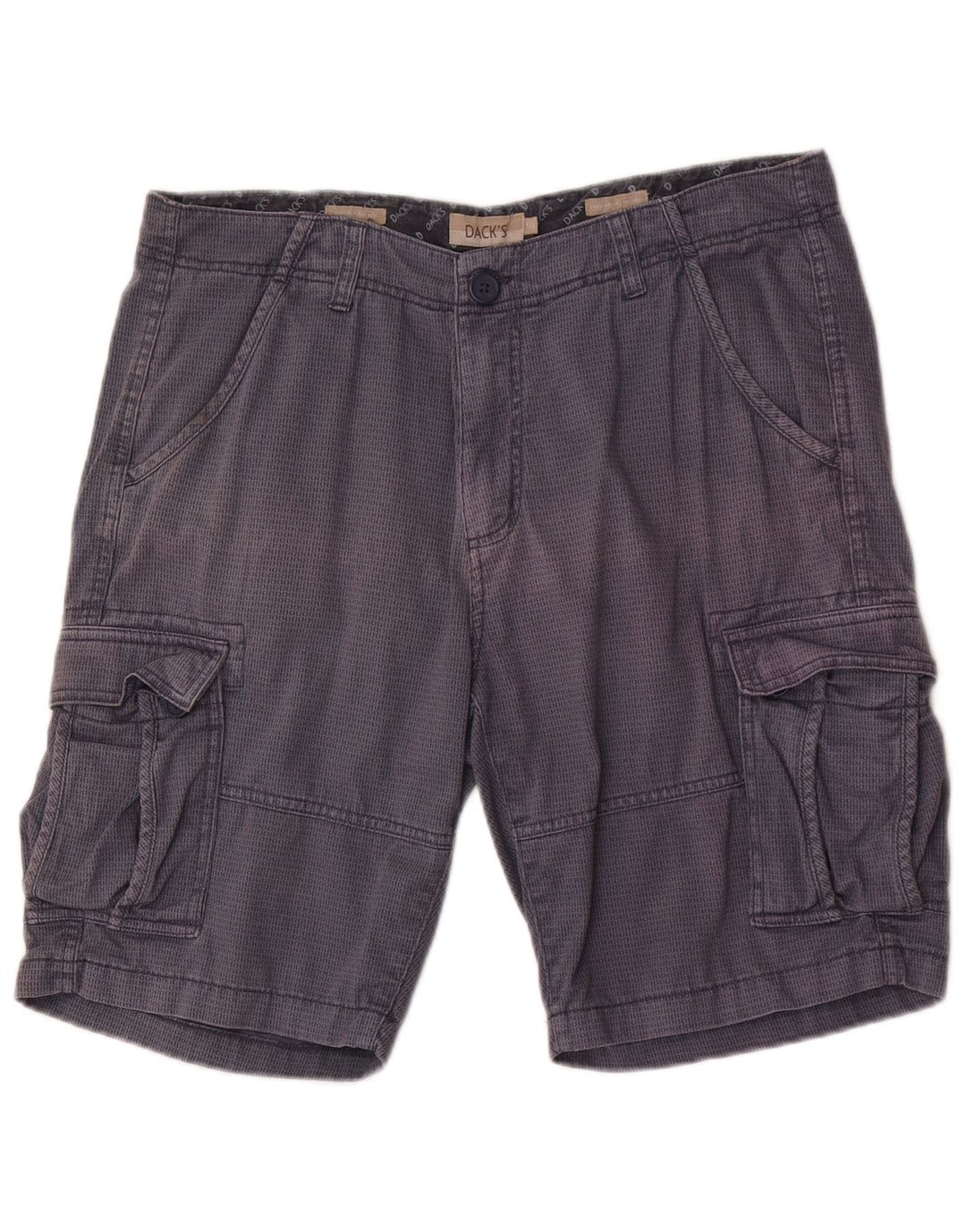 Pantaloni scurți cargo pentru bărbați Dack's IT 50 Large W34 Blue Marine Spotted Bumbac