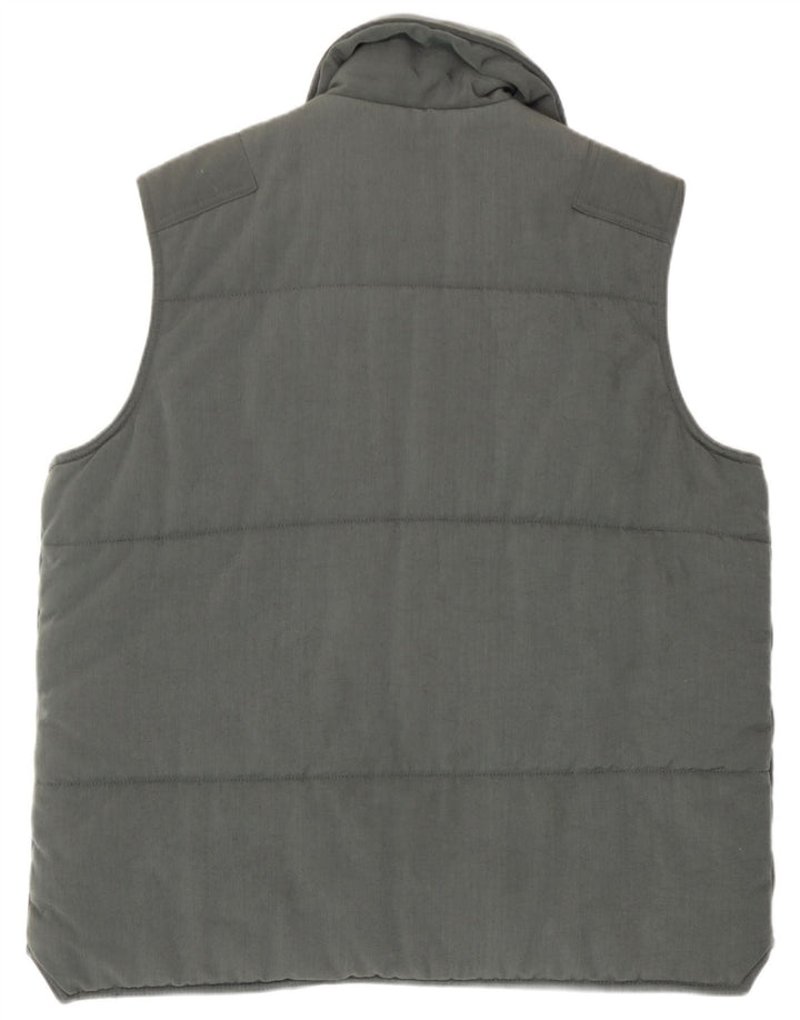 Gilet căptușit pentru bărbați Levi's UK 40 Poliamidă verde mare