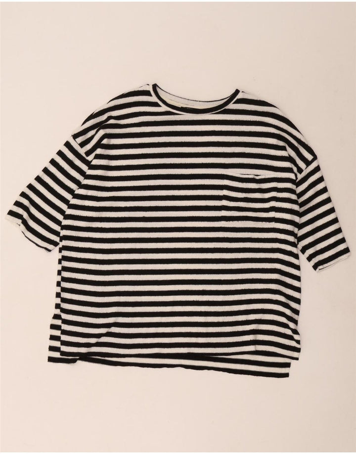 Tricou supradimensionat pentru femei Zara UK 14 Medium Black Dunge